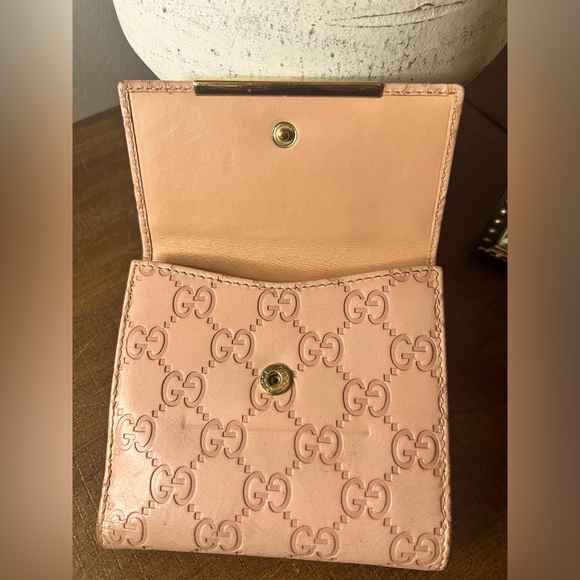 Gucci Guccissima Blush Pink Flap Wallet (With COA) - Picture 7 of 14